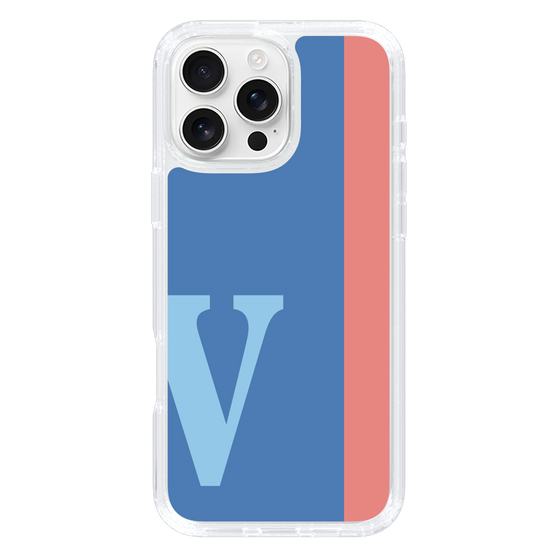 Slim Protection Case［ オリジナル - initial color line - V blue ］