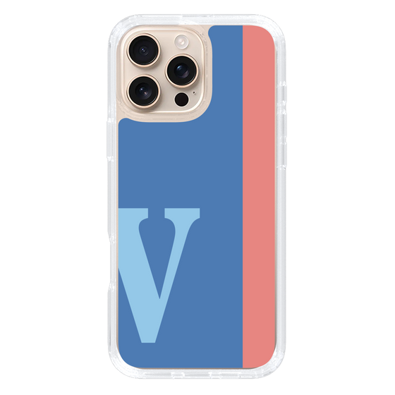 Slim Protection Case［ オリジナル - initial color line - V blue ］