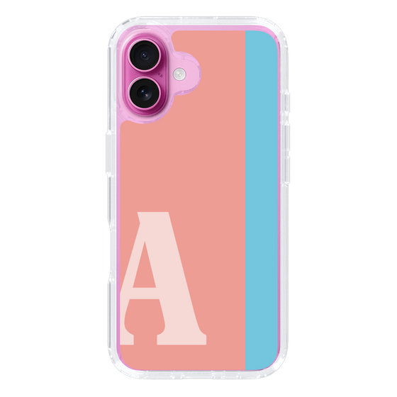 Slim Protection Case［ オリジナル - initial color line - A pink ］