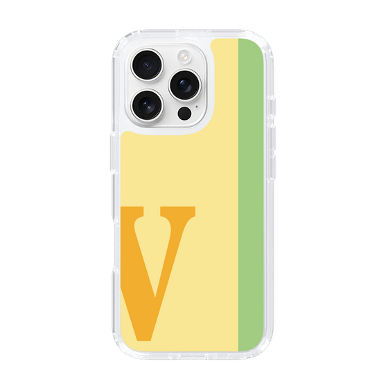 Slim Protection Case［ オリジナル - initial color line - V yellow ］