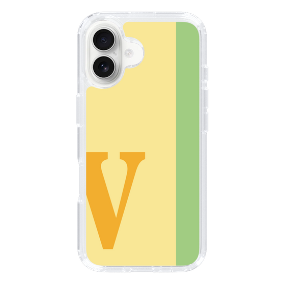 Slim Protection Case［ オリジナル - initial color line - V yellow ］