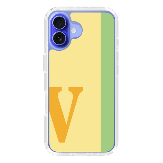 Slim Protection Case［ オリジナル - initial color line - V yellow ］