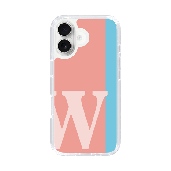 Slim Protection Case［ オリジナル - initial color line - W pink ］