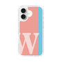 Slim Protection Case［ オリジナル - initial color line - W pink ］