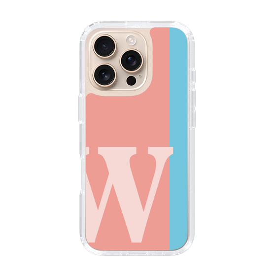Slim Protection Case［ オリジナル - initial color line - W pink ］