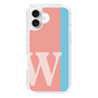 Slim Protection Case［ オリジナル - initial color line - W pink ］
