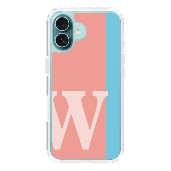 Slim Protection Case［ オリジナル - initial color line - W pink ］