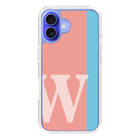 Slim Protection Case［ オリジナル - initial color line - W pink ］