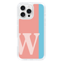 Slim Protection Case［ オリジナル - initial color line - W pink ］
