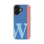 Slim Protection Case［ オリジナル - initial color line - W blue ］