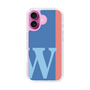 Slim Protection Case［ オリジナル - initial color line - W blue ］