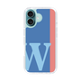 Slim Protection Case［ オリジナル - initial color line - W blue ］