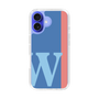 Slim Protection Case［ オリジナル - initial color line - W blue ］