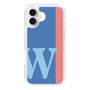 Slim Protection Case［ オリジナル - initial color line - W blue ］