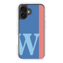 Slim Protection Case［ オリジナル - initial color line - W blue ］