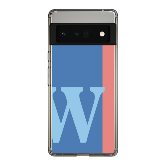 Slim Protection Case［ Original - initial color line - W blue ］