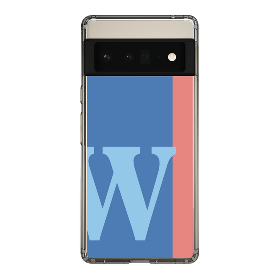 Slim Protection Case［ Original - initial color line - W blue ］