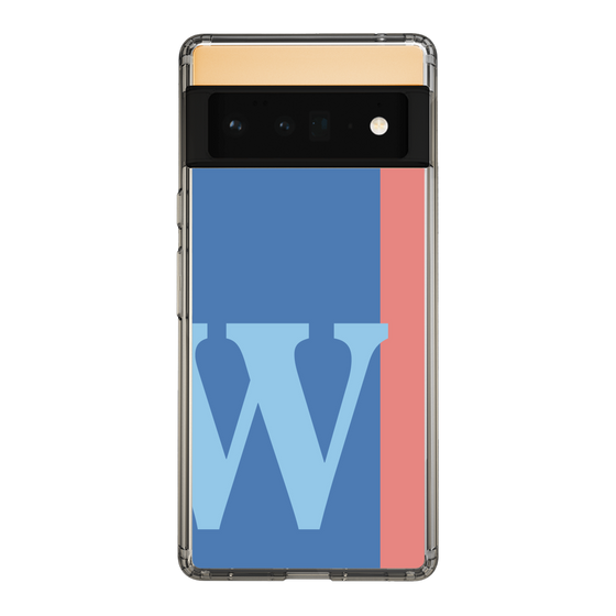 Slim Protection Case［ Original - initial color line - W blue ］