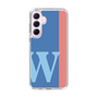 Slim Protection Case［ オリジナル - initial color line - W blue ］
