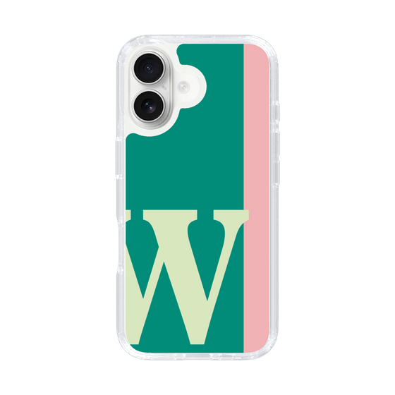 Slim Protection Case［ オリジナル - initial color line - W green ］