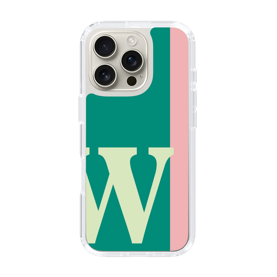 Slim Protection Case［ オリジナル - initial color line - W green ］