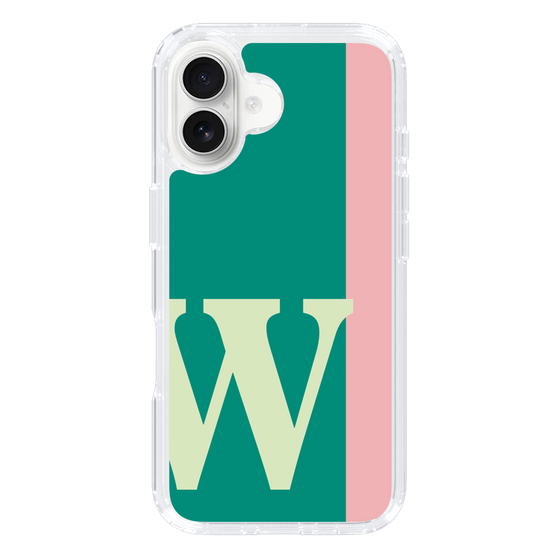 Slim Protection Case［ オリジナル - initial color line - W green ］