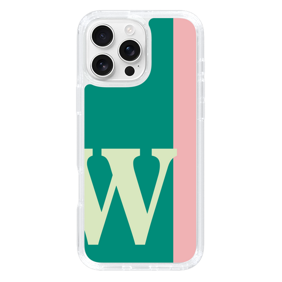 Slim Protection Case［ オリジナル - initial color line - W green ］