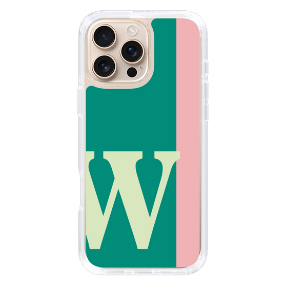 Slim Protection Case［ オリジナル - initial color line - W green ］