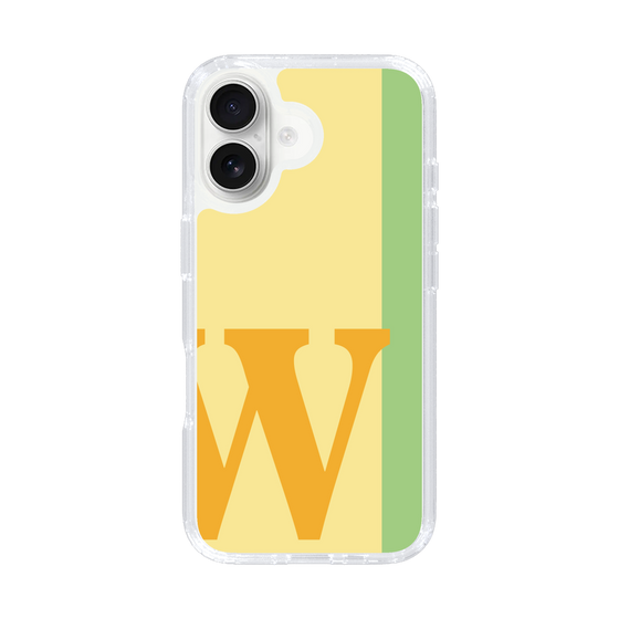 Slim Protection Case［ オリジナル - initial color line - W yellow ］