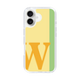 Slim Protection Case［ オリジナル - initial color line - W yellow ］