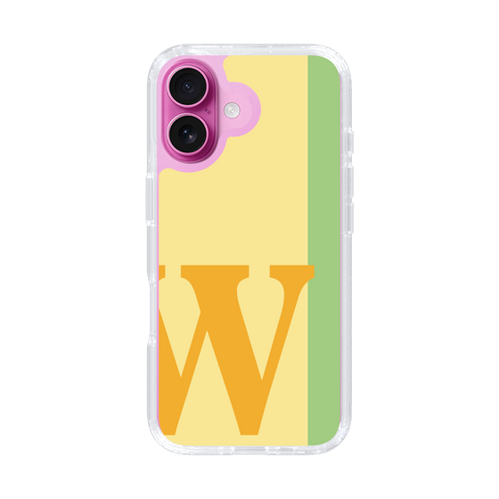 Slim Protection Case［ オリジナル - initial color line - W yellow ］