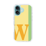Slim Protection Case［ オリジナル - initial color line - W yellow ］
