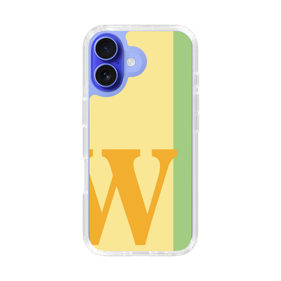 Slim Protection Case［ オリジナル - initial color line - W yellow ］