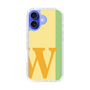 Slim Protection Case［ オリジナル - initial color line - W yellow ］