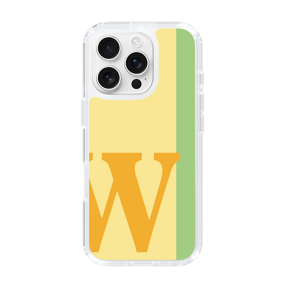 Slim Protection Case［ オリジナル - initial color line - W yellow ］