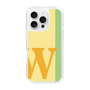 Slim Protection Case［ オリジナル - initial color line - W yellow ］