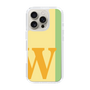 Slim Protection Case［ オリジナル - initial color line - W yellow ］