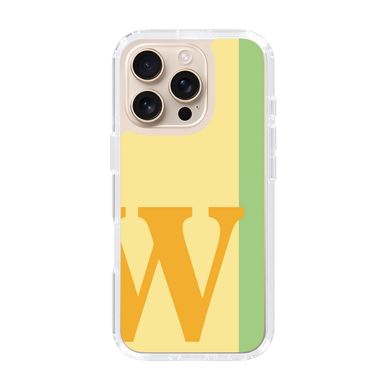 Slim Protection Case［ オリジナル - initial color line - W yellow ］