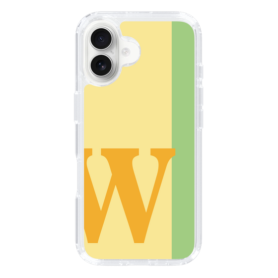 Slim Protection Case［ オリジナル - initial color line - W yellow ］