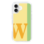 Slim Protection Case［ オリジナル - initial color line - W yellow ］