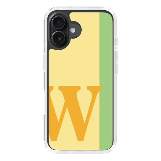 Slim Protection Case［ オリジナル - initial color line - W yellow ］