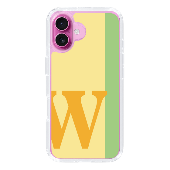 Slim Protection Case［ オリジナル - initial color line - W yellow ］