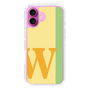 Slim Protection Case［ オリジナル - initial color line - W yellow ］