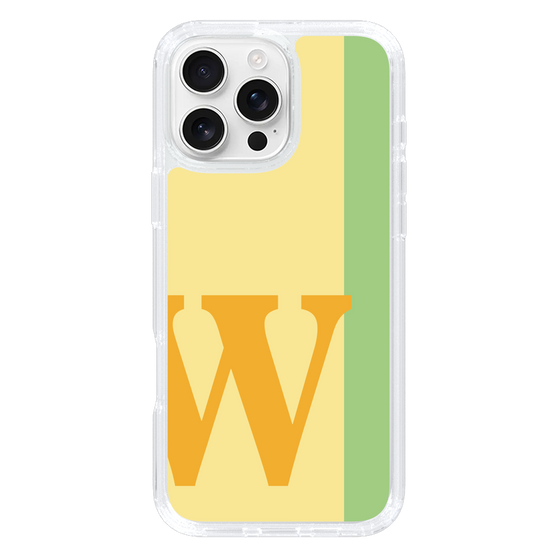 Slim Protection Case［ オリジナル - initial color line - W yellow ］