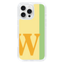 Slim Protection Case［ オリジナル - initial color line - W yellow ］