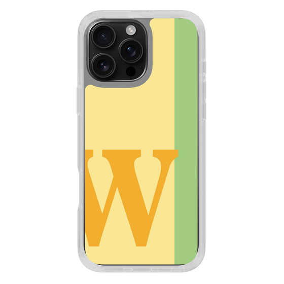 Slim Protection Case［ オリジナル - initial color line - W yellow ］