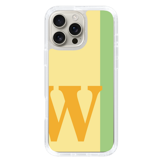 Slim Protection Case［ オリジナル - initial color line - W yellow ］