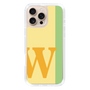 Slim Protection Case［ オリジナル - initial color line - W yellow ］
