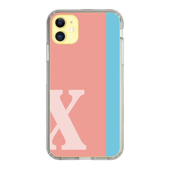 Slim Protection Case［ Original - initial color line - X pink ］