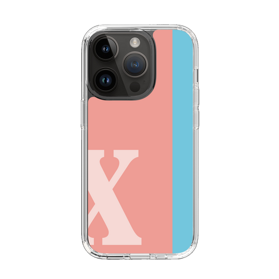 Slim Protection Case［ Original - initial color line - X pink ］